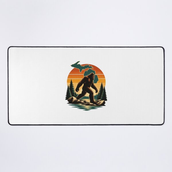 Item preview, Bigfoot Retro Vintage Sasquatch Design Inspired by Michigan Wilderness LIMITED EDITION designed and sold by Cabowman.