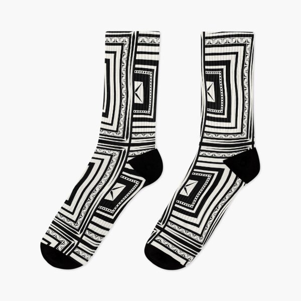 Item preview, Monochrome Shuffle designed and sold by Space & Care - Art Deco GeoMetrica.