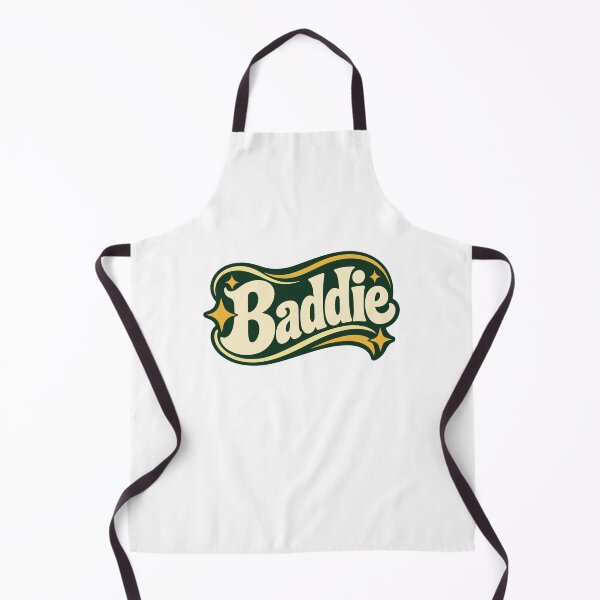 Item preview, Retro Baddie Typography Green Gold Feminine Y2K Aesthetic designed and sold by FemmePod.