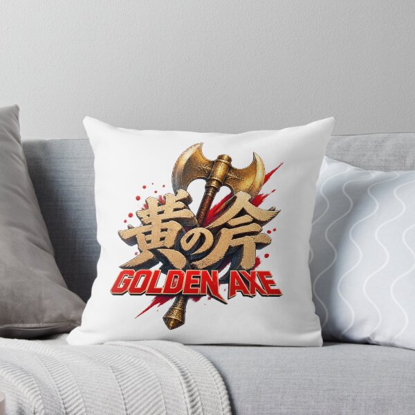 Item preview, Golden Axe Japanese Style Retro Fantasy Sword Illustration designed and sold by GoldCracka.