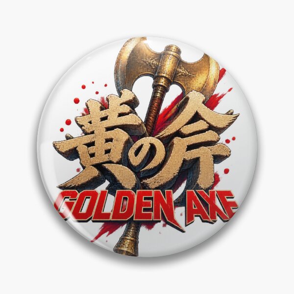 Item preview, Golden Axe Japanese Style Retro Fantasy Sword Illustration designed and sold by GoldCracka.