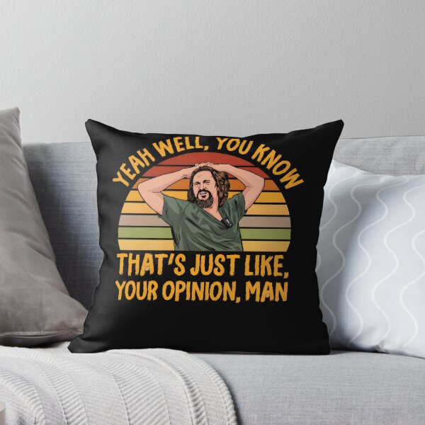 Item preview, Just Your Opinion Man The Dude designed and sold by 27Maydesign.