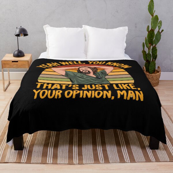 Item preview, Just Your Opinion Man The Dude designed and sold by 27Maydesign.
