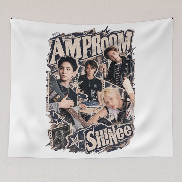 Item preview, SHINee Group Amp Room Newspaper Collage designed and sold by Valeree Store.