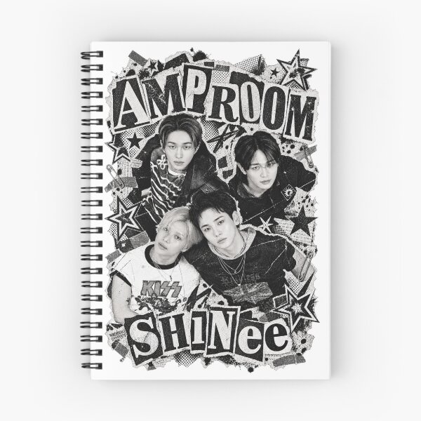 Item preview, SHINee Amp Room Chrome Industrial Rock Graphic designed and sold by Valeree Store.