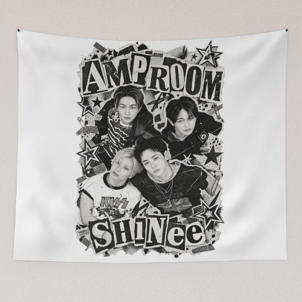 Item preview, SHINee Amp Room Chrome Industrial Rock Graphic designed and sold by Valeree Store.