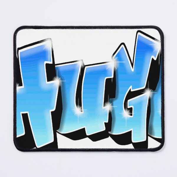 Item preview, HUGO Name Graffiti Cyan blue – Cool Custom Street Art Gift designed and sold by BlachGallery.