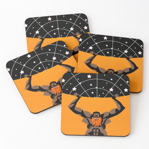 Item preview, titan atlas holding the celestial heavens on his shoulders in ancient greek mythology designed and sold by matintheworld ( delcarmat ).