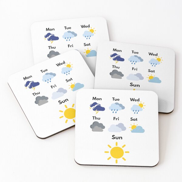 Item preview, Weekly Weather Forecast - Funny Sunday Sunshine Relatable Graphic designed and sold by Frafri92.
