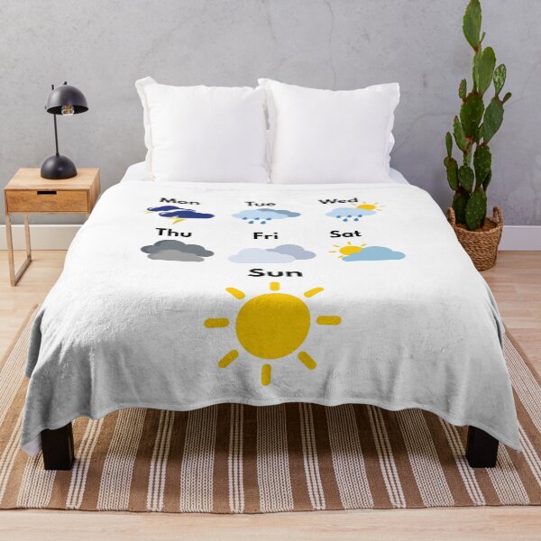 Item preview, Weekly Weather Forecast - Funny Sunday Sunshine Relatable Graphic designed and sold by Frafri92.