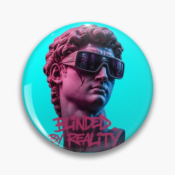 Item preview, Blinded By Reality Cyberpunk David Statue designed and sold by CloudyCatArt.