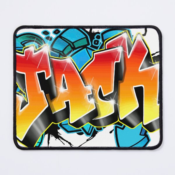 Item preview, JACK Name Graffiti Rainbow – Cool Custom Street Art Gift designed and sold by BlachGallery.