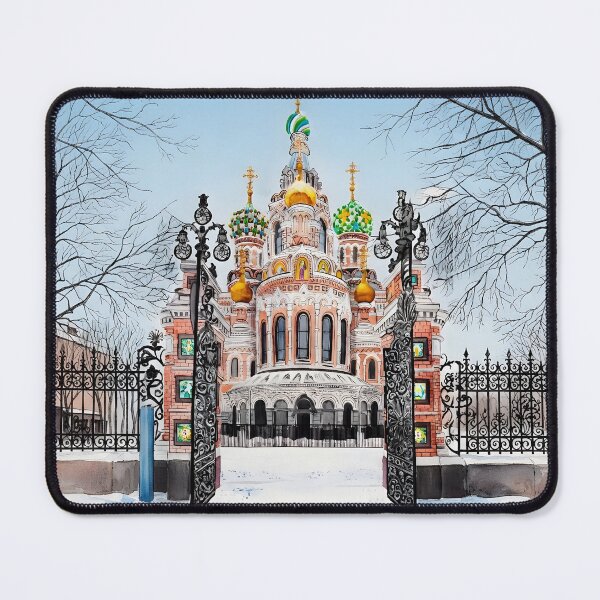 Item preview, Church of the Savior on Blood St Petersburg Winter Wall Art designed and sold by POSTERIOCREW.