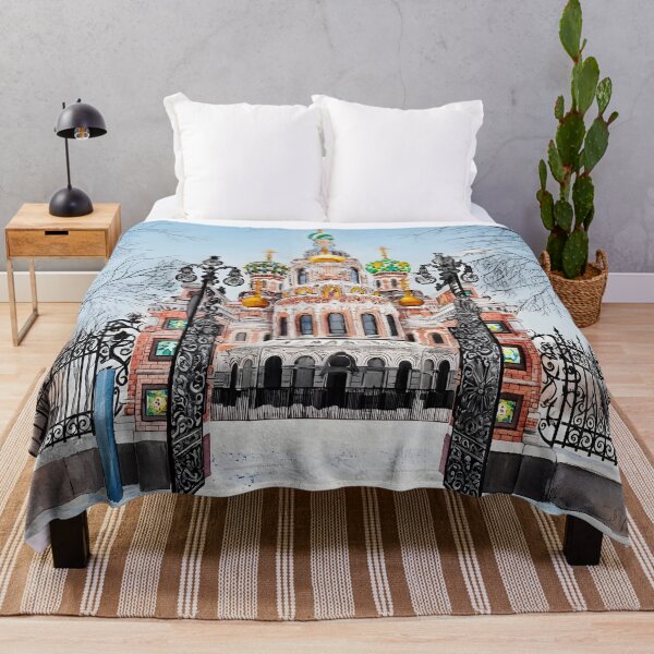 Item preview, Church of the Savior on Blood St Petersburg Winter Wall Art designed and sold by POSTERIOCREW.