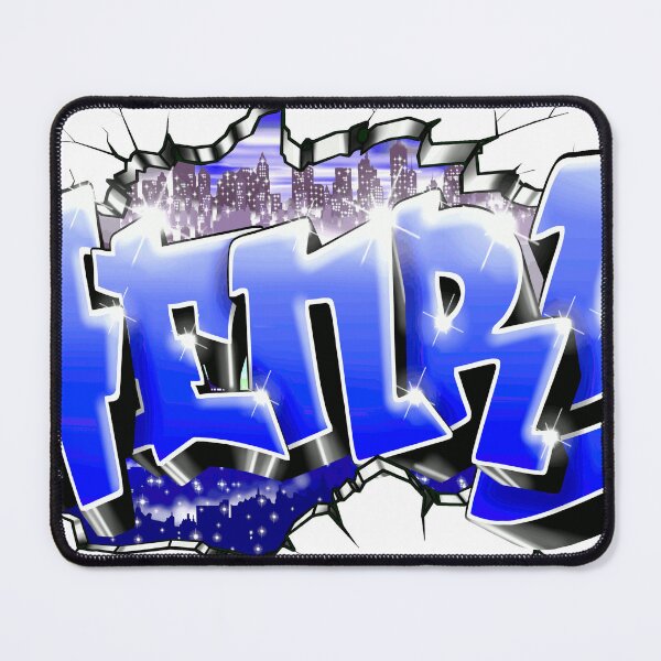 Item preview, HENRY Name Graffiti Blue – Cool Custom Street Art Gift designed and sold by BlachGallery.