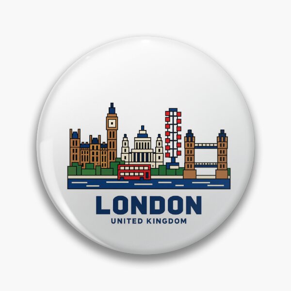 Item preview, London Skyline with Red Double Decker designed and sold by Beyond Destinations.