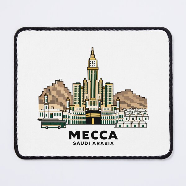Item preview, Mecca Skyline with Kaaba and Clock Tower designed and sold by Beyond Destinations.