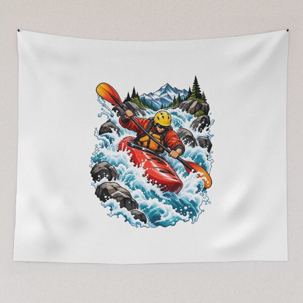 Item preview, River kayaking adventure for paddlers designed and sold by HandicraftArt.