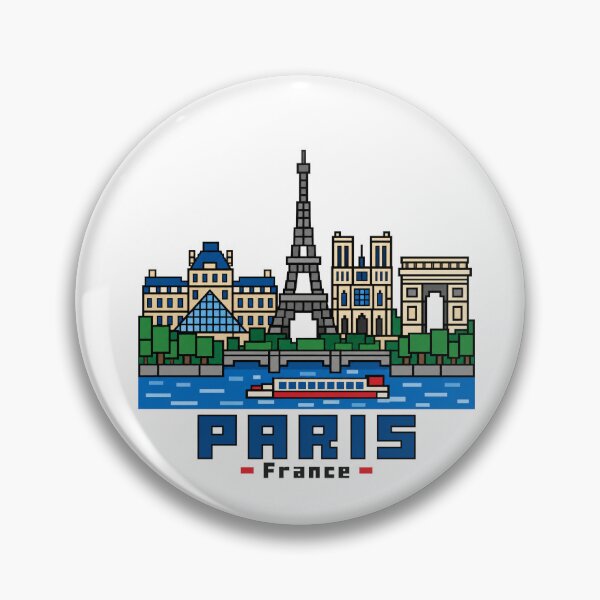Item preview, Paris Skyline Along the Seine River designed and sold by Beyond Destinations.