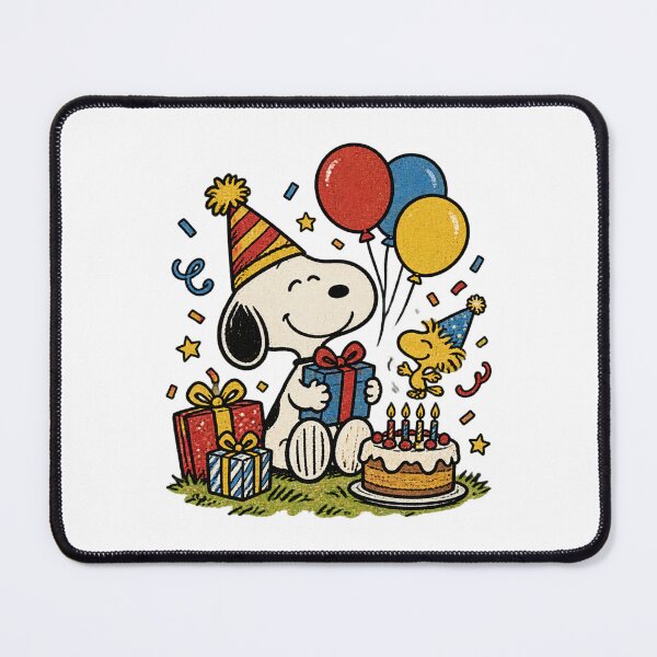 Item preview, Snoopy and Woodstock Happy Birthday Celebration Design designed and sold by rayar1972.