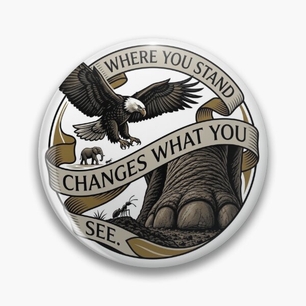 Item preview, Where You Stand Changes What You See - Perspective Quote designed and sold by Nashatyoussef.