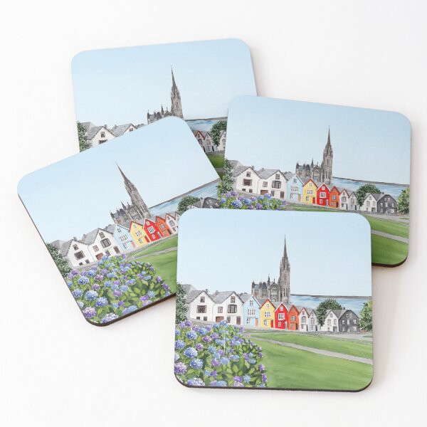 Item preview, Cobh Ireland Travel Print – Colorful Coastal Town Wall Art designed and sold by POSTERIOCREW.