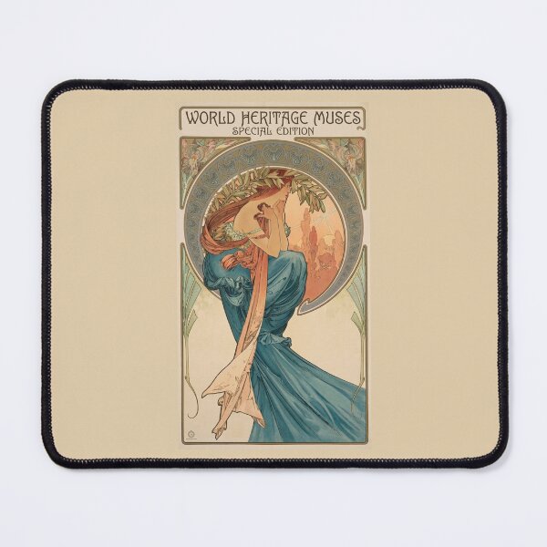 Item preview, World Heritage Muse – Vintage Art Nouveau Fine Art designed and sold by The Philatelist Studio.