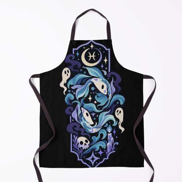 Item preview, Spooky Pisces Zodiac–Ghostly Fish,Haunted Waves & Celestial Halloween Art designed and sold by P.L.U.T.O.
