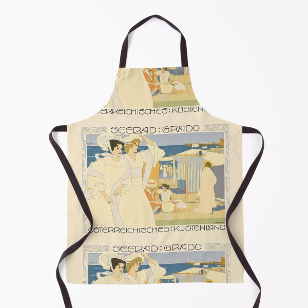 Item preview, Seebad Grado Adriatic Bathers 1906 designed and sold by artofuniverse.