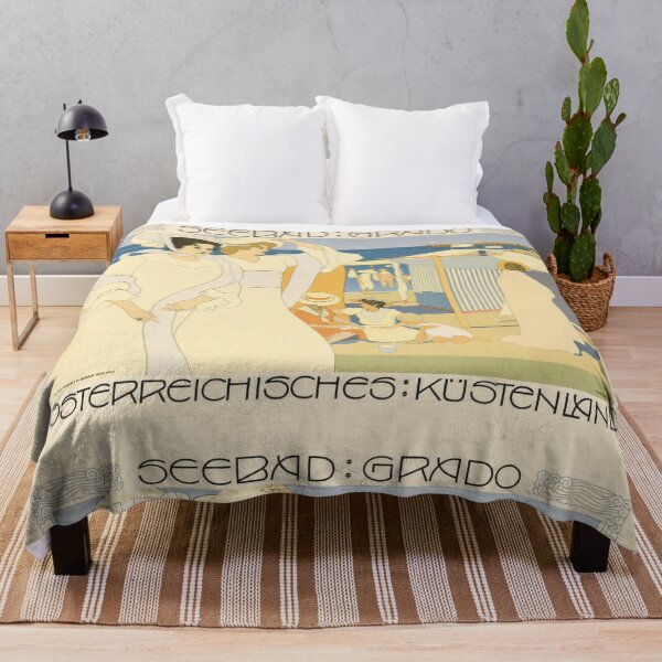 Item preview, Seebad Grado Adriatic Bathers 1906 designed and sold by artofuniverse.