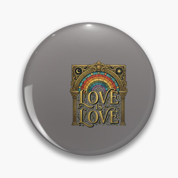Item preview, LOVE IS LOVE Rainbow Pride Statement Tee-87 designed and sold by bensantoso.