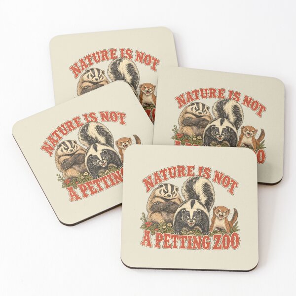 Item preview, Nature Is Not a Petting Zoo – Wildlife Humor designed and sold by AwesomeBeyondLimits.