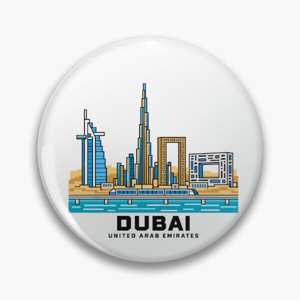 Item preview, Dubai Skyline with Burj Khalifa designed and sold by Beyond Destinations.