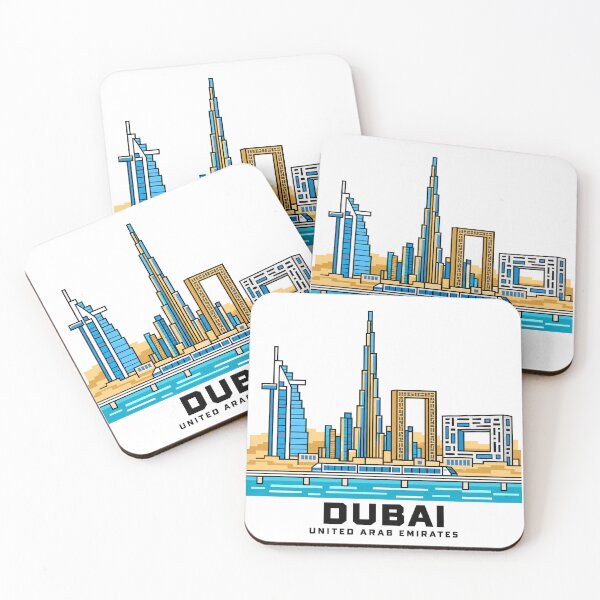 Item preview, Dubai Skyline with Burj Khalifa designed and sold by Beyond Destinations.