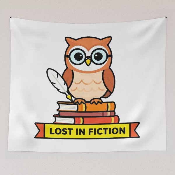 Item preview, Dark Academia Reading Barn Owl designed and sold by Arc2020.