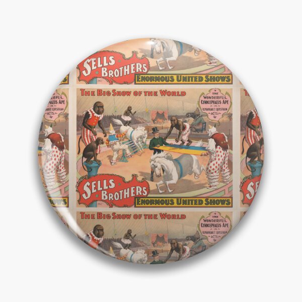 Item preview, Sells Brothers Circus Ape Riders 1895 designed and sold by artofuniverse.