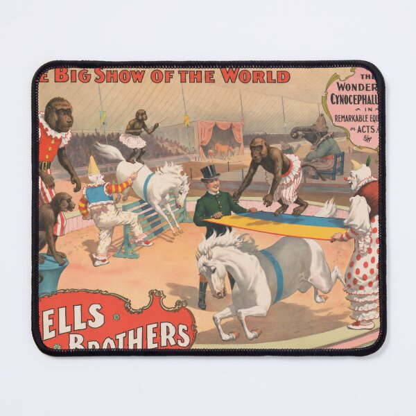 Item preview, Sells Brothers Circus Ape Riders 1895 designed and sold by artofuniverse.