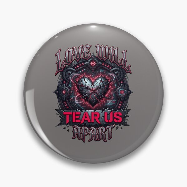 Item preview, Love Will Tear Us Apart Typography Portrait-33 designed and sold by bensantoso.