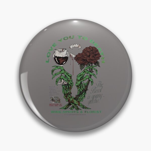 Item preview, Love You To Death Vampire Wine Rose Graphic-38 designed and sold by bensantoso.