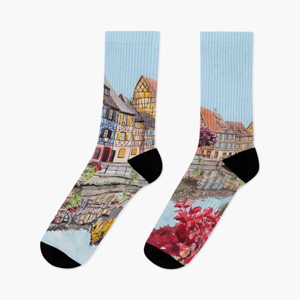 Item preview, Colmar France Wall Art – Alsace Village Cityscape Painting designed and sold by POSTERIOCREW.