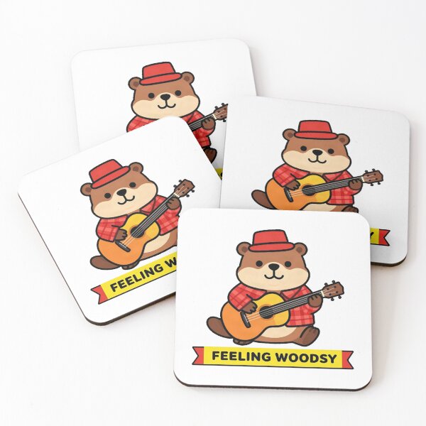 Item preview, Retro Flannel Beaver Acoustic Guitar designed and sold by Arc2020.