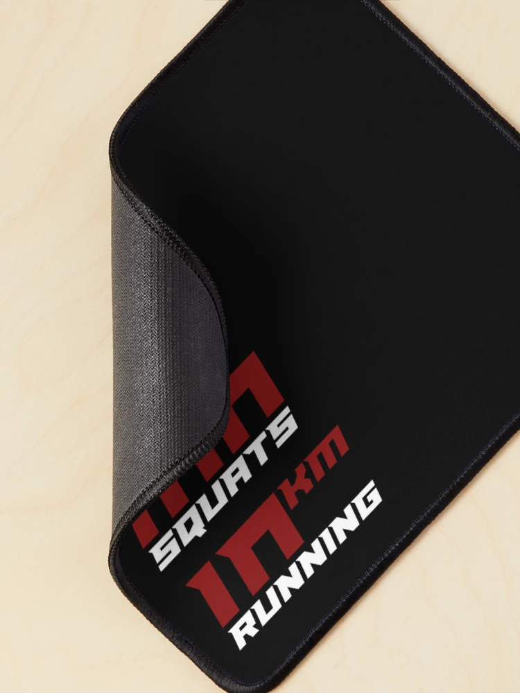 Thumbnail 2 of 5, Mouse Pad, Workout Routine designed and sold by Konichiyawa.