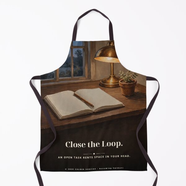 Item preview, "Close the Loop" Planner Desk Productivity Tee designed and sold by CalderVeritas.