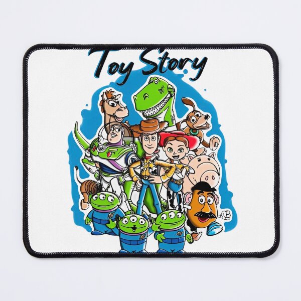 Item preview, Toy Story Full Character Group Shot Woody Buzz Jessie Rex designed and sold by Worldofrat.