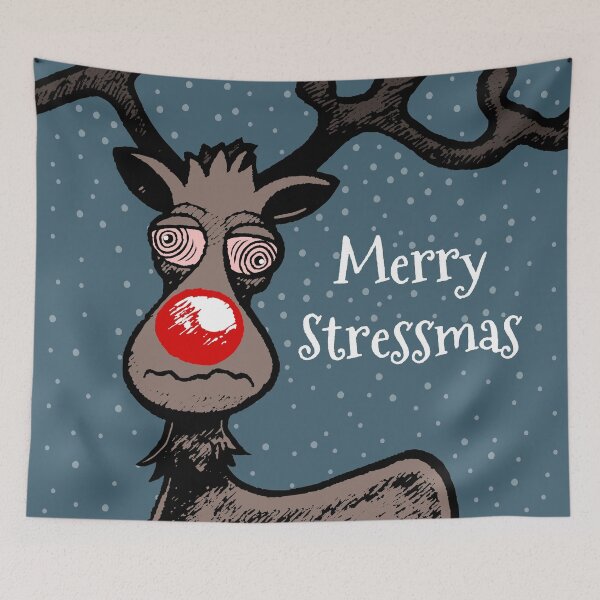 Item preview, Merry Christmas or Merry Stressmas designed and sold by Restarter.