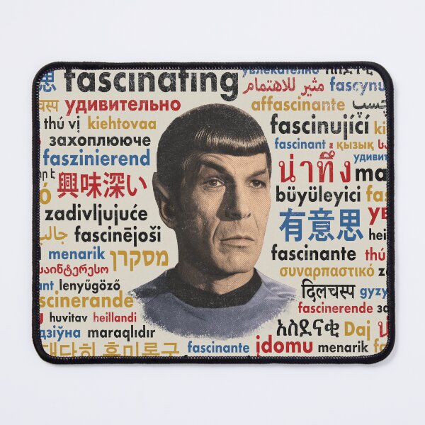 Item preview, Spock's “Fascinating” in Different Languages designed and sold by Eldar of Zemlya.