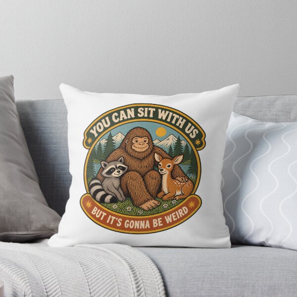Item preview, You Can Sit With Us But It's Gonna Be Weird Funny Social Humor Design ⭐⭐⭐⭐⭐ designed and sold by wakandaforeva11.