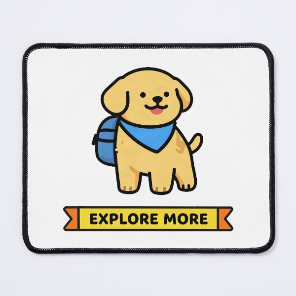 Item preview, Adventure Hiking Golden Retriever Dog designed and sold by Arc2020.