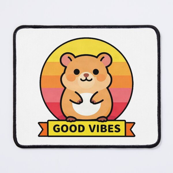 Item preview, Retro Vintage Sunset Golden Hamster designed and sold by Arc2020.
