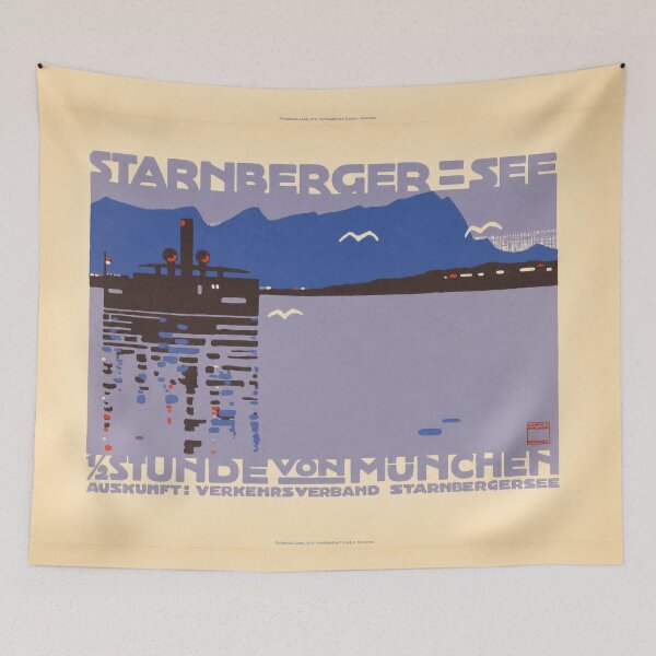 Item preview, Starnberger See Lake Steamer Travel designed and sold by artofuniverse.